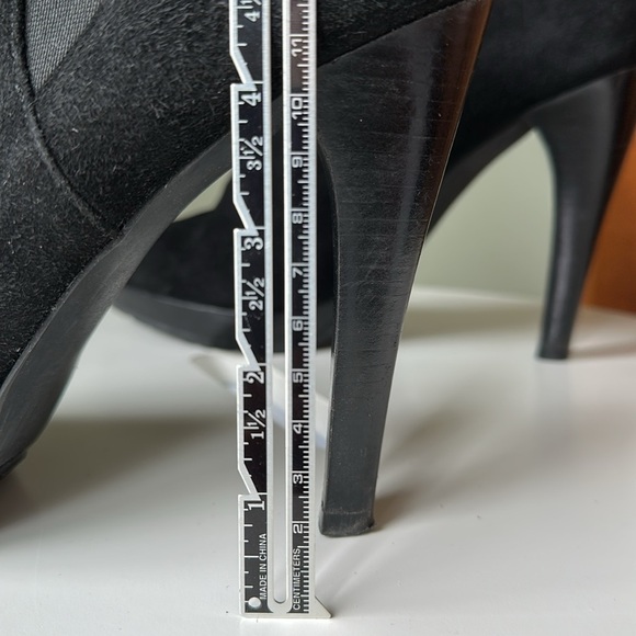 Stuart Weitzman Black Heeled Boots - Picture 15 of 16